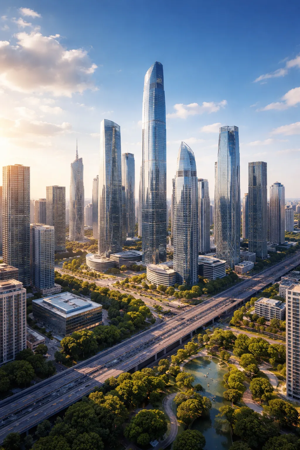 Shenzhen CBD Background